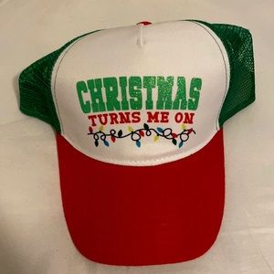 Holiday trucker hat